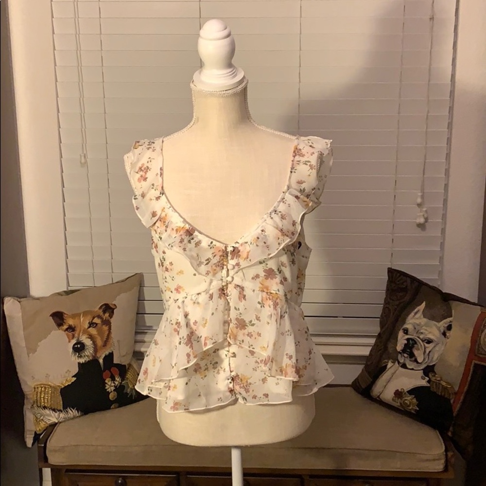 Abercrombie and Fitch floral blouse